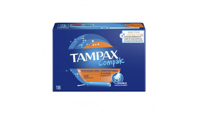 TAMPAX COMPAK tampón super plus 18 u