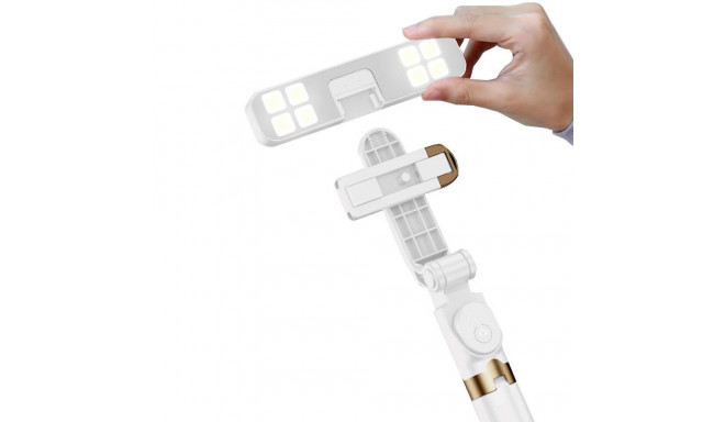 Selfie stick with wireless remote control tripod with LED SSTR-20 white