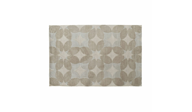 Carpet DKD Home Decor Beige Polyester Cotton Circles (120 x 180 x 0.9 cm)
