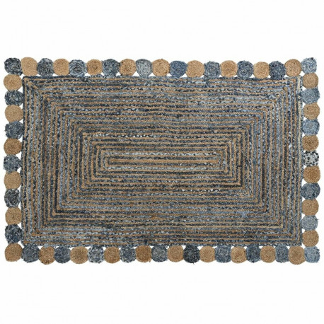 Vaip DKD Home Decor Sinine Mitmevärviline Indiaan (200 x 290 x 1 cm)