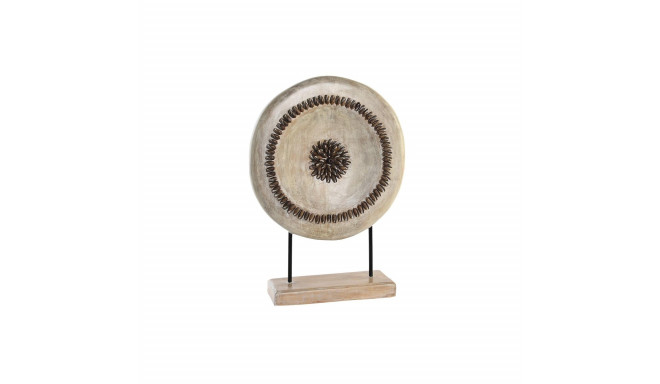 Decorative Figure DKD Home Decor Beige Iron Circles (39 x 12 x 55 cm)