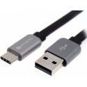 4Smarts kaabel USB-C 1m, must