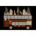 Advent Calendar DKD Home Decor Wood Bus (31.5 x 10 x 25 cm)