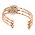 Ladies'Bracelet Folli Follie 3B0T041R Rose gold Steel (16 cm) (Silver)