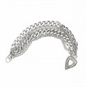 Sieviešu Aproce Folli Follie 4N0F041O Sterling silver Sudrabains (70 cm)