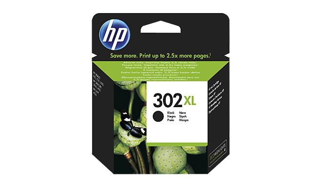 HP Ink No.302XL Black (F6U68AE)