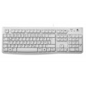 Logitech klaviatuur K120, valge