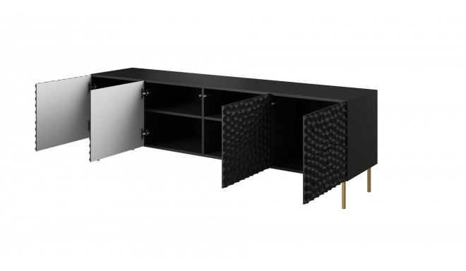 RTV HOLE cabinet 190x40.5x59.5 cm matte black