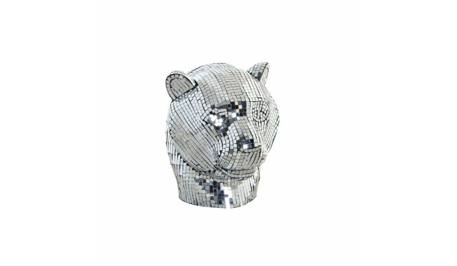 Decorative Figure DKD Home Decor Silver Leopard Resin (31 x 27 x 32 cm)