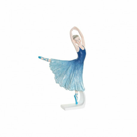 Dekoratiivkuju DKD Home Decor Sinine Romantiline Baleriin 13 x 6 x 23 cm