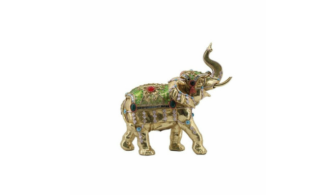 Decorative Figure DKD Home Decor Golden Elephant Modern 24 x 12 x 23,5 cm