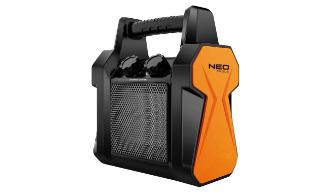 NEO TOOLS 90-061 elektriline soojapuhur Keraamiline PTC 3000 W Must, Oranž