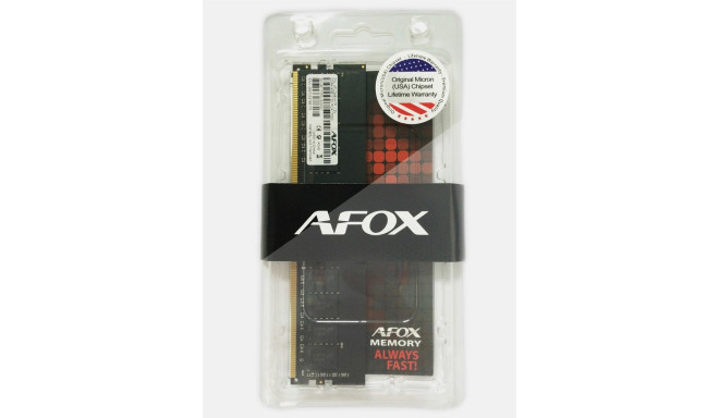 AFOX DDR4 4G 2666MHz MICRON CHIP mälumoodul