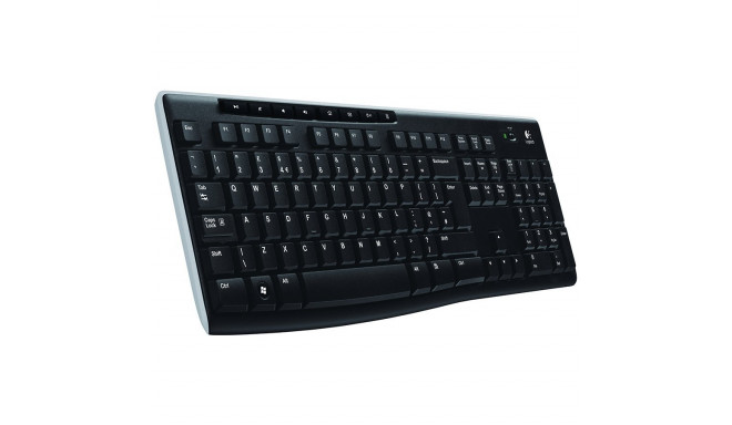 LOGITECH K270 Wireless Keyboard - BLACK - US INT'L - EER