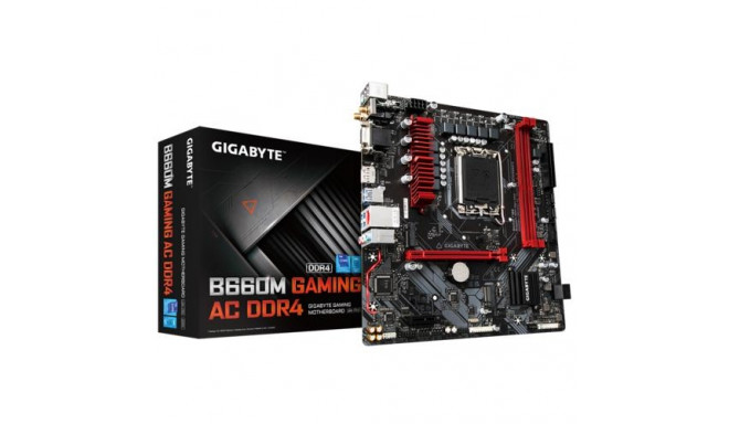Gigabyte mainboard B660M Gaming AC DDR4 Intel B660 LGA 1700 micro ATX