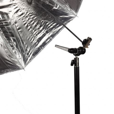 Falcon Eyes Umbrella Set Silver/White 80 cm incl. tripod and bracket