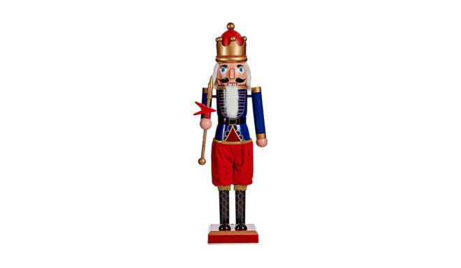 Decorative Figure Red Blue Nutcracker 18,5 x 81,5 x 16,5 cm Plastic