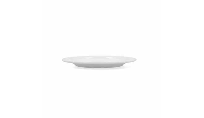 Dessert dish Bidasoa Glacial Ala Estrch White Ceramic 20 cm (6 Units) (Pack 6x)