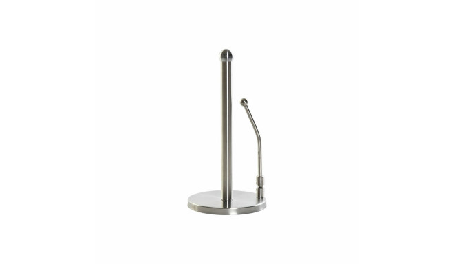 Kitchen Paper holder DKD Home Decor Silver Stainless steel 17 x 17 x 35 cm