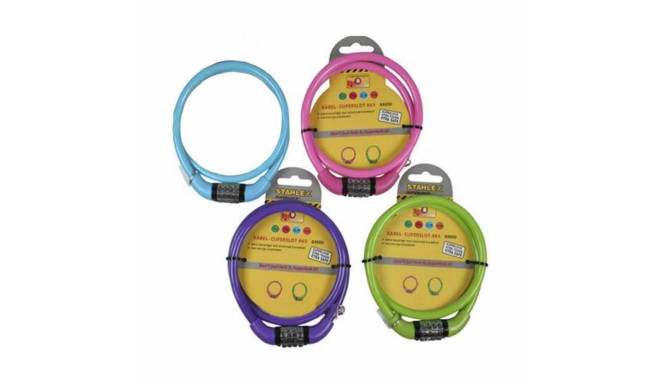 Combination padlock Stahlex Steel Cable