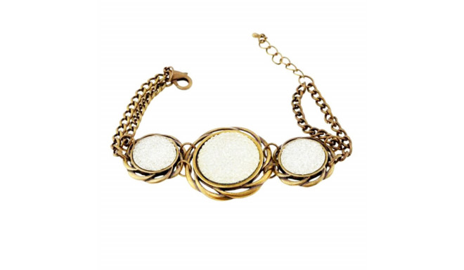 Ladies'Bracelet Cristian Lay 437080 White Steel Golden (19 cm)