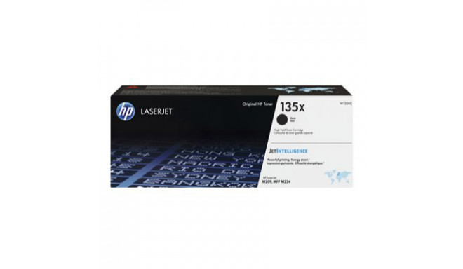 HP 135X High Capacity Black Toner Cartridge, 2400 pages, for HP LaserJet M209, Laserjet M234