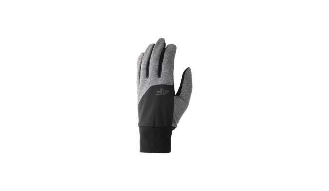 Gloves 4F M H4Z22-REU003 gray melange (S)