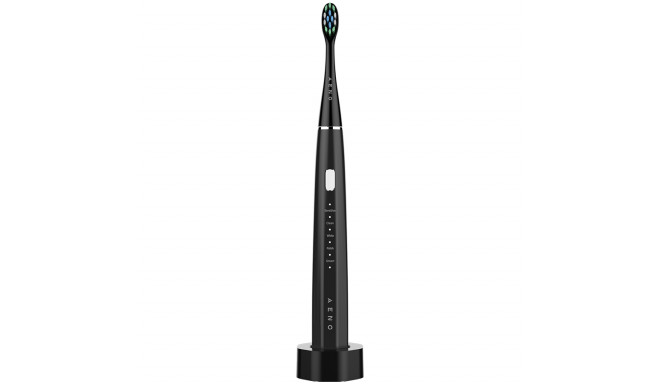 AENO SMART Sonic Electric toothbrush, DB2S: Black, 4modes + smart, wireless charging, 46000rpm, 90 d