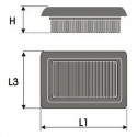 Gaisa filtrs Green Filters P950356