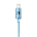 Baseus cable Crystal Shine USB - Lightning 1,2 m 2,4A sky blue