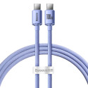 Baseus cable Crystal Shine USB-C - USB-C 1,2 m 100W purple