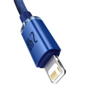 Baseus cable Crystal Shine USB - Lightning 2,0 m 2,4A blue