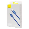 Baseus cable Crystal Shine USB - Lightning 1,2 m 2,4A blue