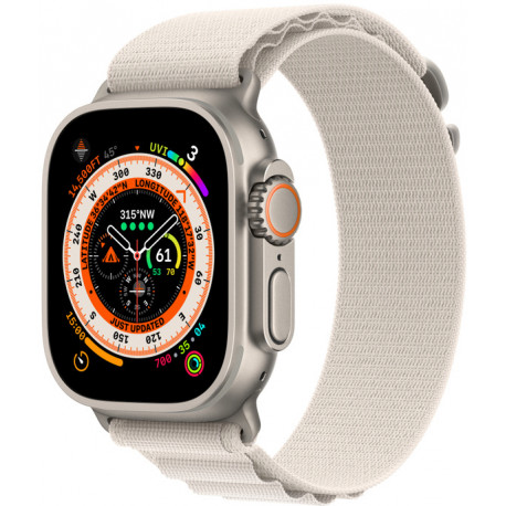 Apple Watch Ultra GPS + Cellular 49mm Alpine Loop M, starlight (MQFR3EL/A)