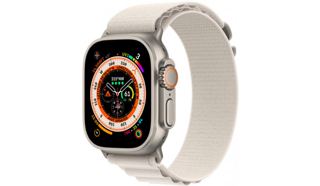 Apple Watch Ultra GPS + Cellular 49mm Alpine Loop M, starlight (MQFR3EL/A)
