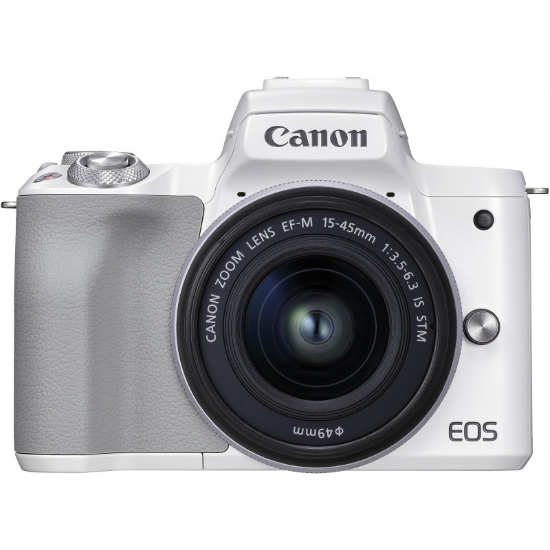 Canon EOS M50 Mark II + EF-M 15-45mm, valge (avatud pakend)