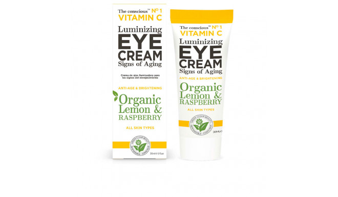 THE CONSCIOUS™ VITAMIN C luminizing eye cream organic lemon & raspberry 30 ml