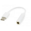 Sbox adapter 3,5mm - USB-C, white