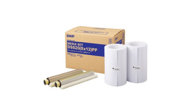 DNP Paper DM812820 Premium 2 Rolls with 110 prints 20x30 for DS820