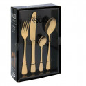 Cutlery set Quid Celebrant (24 pcs) Stainless steel (Black)