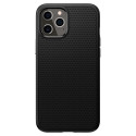 Spigen Liquid Air - Case for iPhone 12 Pro / iPhone 12 (Black)