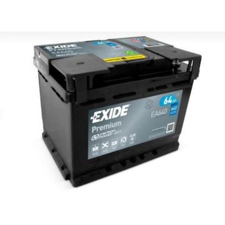 Aku Exide Premium 64Ah640A 242x175x190 -+