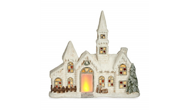 Decorative Figure Krist+ TG1909099-20 TG1909099-20 White House Christmas 11 x 47,5 x 49 cm LED Light