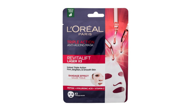 L'Oréal Paris Revitalift Laser X3 Triple Action Tissue Mask (28ml)