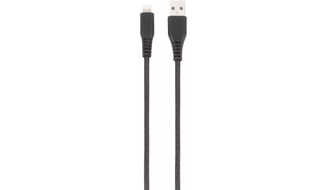 Vivanco кабель USB - Lightning 1.5 м, черный (61688)