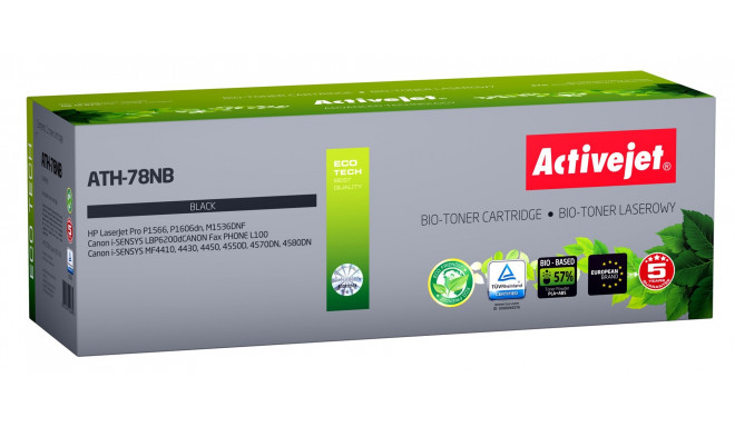 BIO Activejet ATH-78NB toner for HP, Canon printers, Replacement HP 78A CE278A, Canon CRG-728; Supre