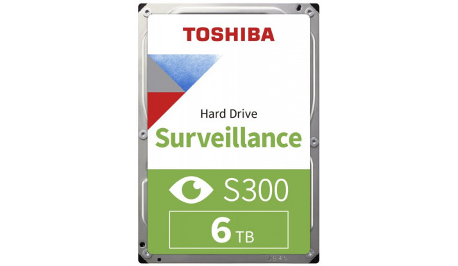 Toshiba kõvaketas 6TB S300 Video Surveillance 3,5"