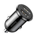 Baseus CCALLP-01 2XUSB 4.8A car charger 2 x USB black