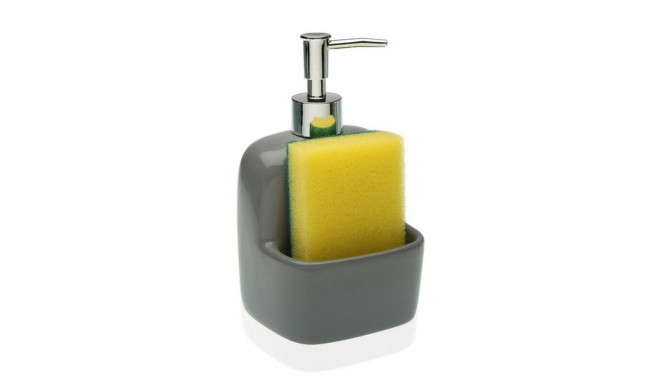 Soap Dispenser Ceramic Grey