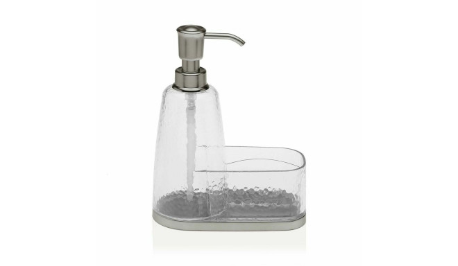 Soap Dispenser Versa Transparent polystyrene (8 x 19,5 x 16 cm)